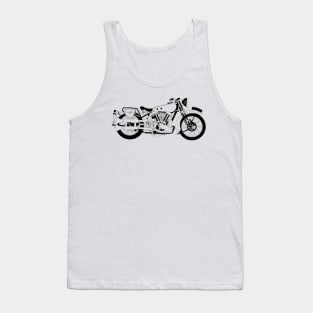 BROUGH SUPERIOR SS100 Black Outline Tank Top